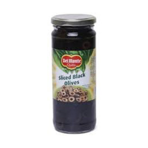 Del Monte Sliced Black Olives 450 GM (1)