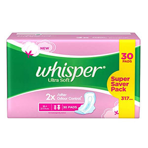 Whisper Ultra Soft XL+ 30 Pads 1 PC (1)