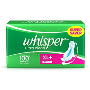 Whisper Ultra Clean  XL+ 30 Pads 1 PC (1)