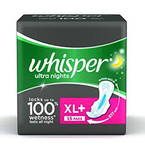 Whisper Ultra Nights XL+ 15 Pads 1 PC (1)