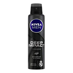 Nivea Men Deep Impact Black Carbon Deodorant 150 ML (1)