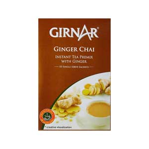 Girnar Ginger Chai (Tea) 10 Sachets 140 GM (1)