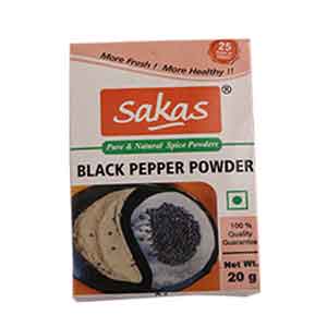 Sakas Black Pepper Powder 20 GM (1)