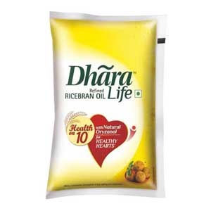 Dhara Life Rice Bran Oil 1 LTR (1)